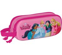 Safta Disney Princesses 3d Double Trousse à crayons Homme Rose Rose One Size