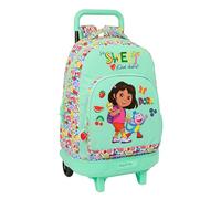 Safta Dora 33l 33x45x22 Cm Wheeled Backpack Vert Enfants