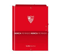 Safta Dossier Sevilla Fc Corporative Folio Cardboard Binder With Flaps