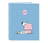 Safta Dossier Snoopy 4 Rings 26.5x33x4 Cm