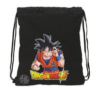 safta Dragon Ball Combat - Grand Sac à Dos Plat, idéal pour Les Enfants de différents âges, Confortable et Polyvalent, qualité et résistance, 35 x 40 cm, Noir, M, Décontracté