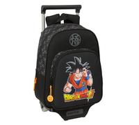 Safta Dragon Ball Combat - Sac à dos pour enfant avec chariot 705, idéal pour enfants de différents âges, confortable et polyvalent, qualité et résistance, 27 x 10 x 33 cm, Noir, M, Décontracté