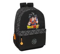 safta Dragon Ball Combat - Sac à dos scolaire pour enfants, idéal pour enfants de différents âges, confortable et polyvalent, qualité et résistance, 30 x 14 x 46 cm, Noir, M, Décontracté