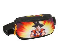 Safta Dragon Ball - Sac Banane pour Enfants de différents âges, Confortable et Polyvalent, qualité et résistance, 23 x 9 x 14 cm, Noir