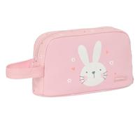 Safta Porte-petit-déjeuner isotherme PREESCOLAR BUNNY – tissu recyclable, 21,5×6,5×12 cm, rose