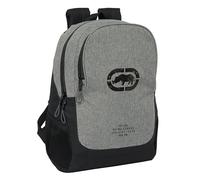 Safta ECKO UNLTD. RHINO - Sac à dos scolaire pour enfants, idéal pour les enfants de différents âges, confortable et polyvalent, qualité et résistance, 32 x 16 x 44 cm, couleur gris/noir, Gris/noir,