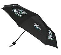 safta EL ENFANT Green Bali Parapluie pliant manuel, 8 panneaux, tiges métalliques, confortable et polyvalent, qualité et résistance, 24-56 cm, matériau polyester, noir, Noir, Estándar, décontracté