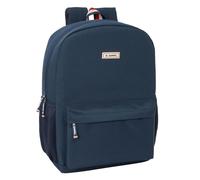 Safta EL GANSO ECLIPSE - Sac à dos d'école, adaptable au chariot, idéal pour les enfants de différents âges, confortable et polyvalent, qualité et résistance, 32 x 14 x 43 cm, bleu marine, M