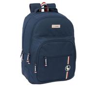 Safta EL GANSO ECLIPSE - Sac à dos scolaire pour enfants, idéal pour les enfants de différents âges, confortable et polyvalent, qualité et résistance, 32 x 15 x 42 cm, bleu marine, M, Décontracté