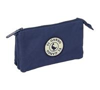 EL GANSO JEANS - Trousse triple, trousse pour enfant, idéale pour les enfants d'âge scolaire, confortable et polyvalente, qualité et résistance, 22 x 3 x 12 cm