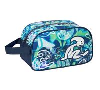 Safta EL NIÑO Kook - Trousse Scolaire Moyenne avec poignée, Trousse pour Enfant, Adaptable au Chariot, Facile à Nettoyer, Confortable et Polyvalent, qualité et résistance, 26 x 12 x 15 cm, Bleu