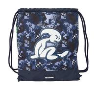 safta El Niño Navy Sac à dos de sport, fermeture à lacets, idéal pour enfants de différents âges, confortable et polyvalent, qualité et résistance, 35 x 45 cm