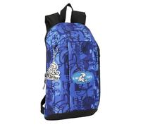 safta El Niño Roller - Mini sac à dos pour un usage quotidien, idéal pour les enfants de différents âges, confortable et polyvalent, qualité et résistance, 22 x 10 x 39 cm, Bleu/noir, M, Décontracté