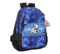 safta EL NIÑO ROLLER - Sac à dos scolaire pour enfants de différents âges, confortable et polyvalent, qualité et résistance, 32 x 16 x 44 cm, Bleu/noir, M, Décontracté