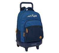 Safta El Pulpo 33l Wheeled Backpack Bleu Enfants