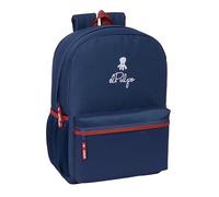 safta EL PULPO - Sac à dos d'école, adaptable au chariot, idéal pour les enfants de différents âges, confortable et polyvalent, qualité et résistance, 32 x 14 x 43 cm, bleu marine, M, Décontracté
