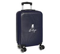 safta EL PULPO - Trolley de Cabine 20 Pouces, Valise à roulettes, Cadenas de sécurité, Valise légère, 34,5 x 20 x 55 cm, Bleu Marine, M, Décontracté