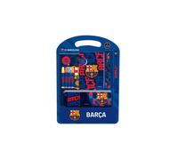 Safta Trousse métallique F.C. Barcelone 1ère équipe 25/26 – Set d'écriture, Bleu, 27 x 3 x 37,5 cm