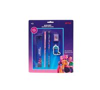 Safta - Set de papeterie KPop Demon Hunter - étui cadeau, plume métallique, idéal pour enfants