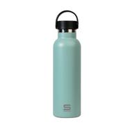 Safta Eucalypto - Bouteille isotherme, bouteille d'eau, acier inoxydable, double isolation, 12h de boisson chaude et 24h de boisson froide, 7,3 x 25 cm, 600 ml, Eucalyptus (Eucalipto), M, Décontracté