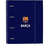 Safta F.c.barcelona 1er équipement d'équipe 23/24 A4 4-ring classeur Avec 120 feuilles Bleu Bleu One Size