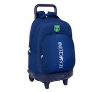 SAFTA - Sac à dos - big, compact removable wheels - polychlorure de vinyle (PVC) - bleu marine - FC Barcelone