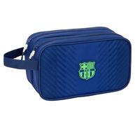 Safta F.C. BARCELONA NAVY BLUE - Grande trousse scolaire pour enfant, adaptable au chariot, idéale pour les enfants de 5 à 14 ans, confortable et polyvalente, qualité et résistance, 26 x 12,5 x 15 cm,