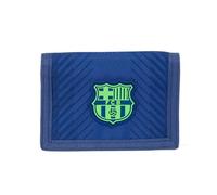 safta F.C. Barcelona Navy Blue - Portefeuille avec tête, Portefeuille Portefeuille, Porte-Monnaie, Confortable et Polyvalent, qualité et résistance, 12,5 x 9,5 cm, Bleu Marine, M, Décontracté