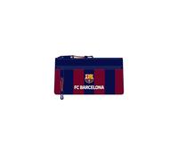 safta F.C. Barcelona Trousse Double Fermeture éclair, Trousse pour Enfant, idéale pour Les Enfants d'âge Scolaire, Confortable et Polyvalente, qualité et résistance, 23 x 11 cm, Couleur Bleu