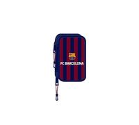 safta F.C. Barcelona - Trousse Scolaire pour Enfant, avec 28 Outils Inclus, Pratique et Polyvalente, 12,5 x 4 x 19,5 cm, Bleu Marine/Grenat, Bleu Marine/Grenat, Estándar, Décontracté