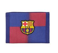 safta F.C. Barcelone 1ère équipe 25/26 - Portefeuille avec tête, Portefeuille Portefeuille, Porte-Monnaie, Confortable et Polyvalent, qualité et résistance, 12,5 x 9,5 cm, Bleu/Grenat, M, Décontracté