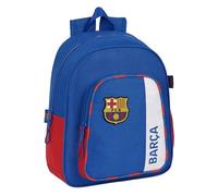 Safta F.C. BARCELONE 2ème ÉQUIPATION Sac à dos scolaire pour enfants, idéal pour les enfants de différents âges, confortable et polyvalent, qualité et résistance, 27 x 10 x 33 cm, bleu et grenat,
