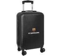 Safta F.C. Barcelone 3 EQUIPATION Chariot de Cabine 20 Pouces Valise avec Roues, Cadenas de sécurité, Valise légère, 34,5 x 20 x