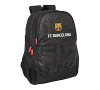 safta F.C. Barcelone Black - Sac à dos scolaire pour enfants, idéal pour enfants de différents âges, confortable et polyvalent, qualité et résistance, 32 x 16 x 44 cm, couleur noire, Noir, Estándar,