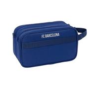 SAFTA FC Barcelona - Sac de toilette - 2 zippers, adapté pour chariot - bleu marine