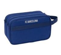 Safta Sac de toilette FC Barcelone G 2 zips adapté au trolley Bleu marine
