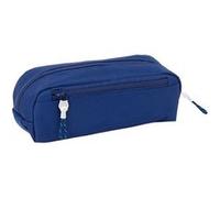 Safta Trousse triple FC Barcelone bleu marine 22 x 6 x 8,5 cm pour enfant
