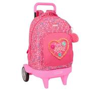 safta Feeling - Grand Sac à Dos à roulettes, Compact évolution, Amovible, idéal pour Les Enfants de différents âges, Confortable et Polyvalent, qualité et résistance, 33 x 22 x 45 cm, Multicolore, M,