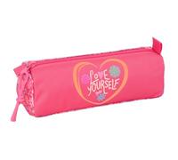 Safta Feeling Trousse à crayons avec fermeture éclair et compartiment, idéale pour enfants d'âge scolaire, confortable et polyvalente, qualité et résistance, 21 x 7 x 8 cm, multicolore, M, Décontracté