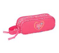 safta Feeling Trousse Double pour Enfant, idéale pour Les Enfants d'âge Scolaire, Confortable et Polyvalente, qualité et résistance, 21 x 6 x 8 cm, Multicolore, M, Décontracté