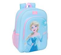 FROZEN - Sac à dos scolaire pour enfant, adaptable au chariot, idéal pour les enfants d'âge scolaire, confortable et polyvalent, qualité et résistance, 33 x 14 x 42 cm