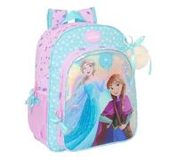 safta FROZEN COOL DAYS - Sac à dos scolaire pour enfant, adaptable au chariot, idéal pour les enfants d'âge scolaire, confortable et polyvalent, qualité et résistance, 32 x 12 x 38 cm, couleur violet