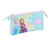 Safta Frozen Cool Days Trousse Triple Pour Enfant, Idéale Pour Les Enfants D'âge Scolaire, Confortable Et Polyvalente, Qualité Et
