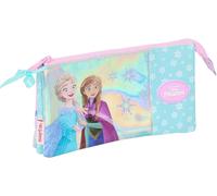 Safta Frozen Cool Days Trousse Triple Pour Enfant, Idéale Pour Les Enfants D'âge Scolaire, Confortable Et Polyvalente, Qualité Et Résistance, 22 X 3 X 12 Cm, Violet/Bleu Ciel, Violet/Bleu Ci[Z3758]