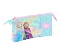 Safta Frozen Cool Days Trousse Triple pour Enfant, idéale pour Les Enfants d'âge Scolaire, Confortable et Polyvalente, qualité et