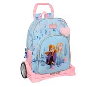 Safta Evolution Trolley Froze Frozen Ice Magic Wheeled Backpack Bleu
