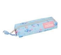 safta Frozen Ice Magic - Trousse rectangulaire pour Enfant, idéale pour Les Enfants d'âge Scolaire, Confortable et Polyvalente, qualité et résistance, 22 x 7 x 40 cm, Bleu Clair, M, Décontracté