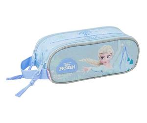 safta FROZEN - Trousse double pour enfant, idéale pour les enfants d'âge scolaire, confortable et polyvalente, qualité et résistance, 21 x 6 x 8 cm