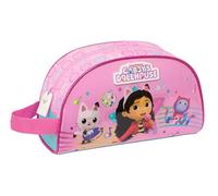 Safta GABBY'S Dollhouse Party - Grande Trousse de Toilette pour Enfant, Adaptable à la Voiture, idéale pour Les Enfants de 5 à 14 Ans, Confortable et Polyvalente, qualité et résistance, 26 x 16 x 9
