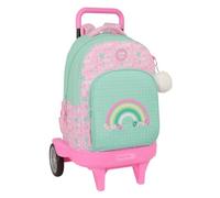 safta Glowlab Amazing - Grand Sac à Dos à roulettes, Compact évolution, Amovible, idéal pour Les Enfants de différents âges, Confortable et Polyvalent, qualité et résistance, 33 x 22 x 45 cm,